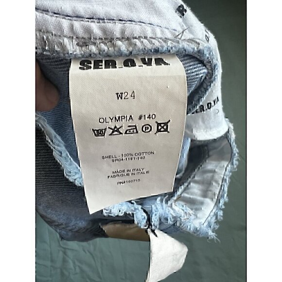 SER.O.YA KEENAN SKIRTS, 4 BOTTONS, , MINI SKIRT, SIZE 24 - Picture 3 of 5